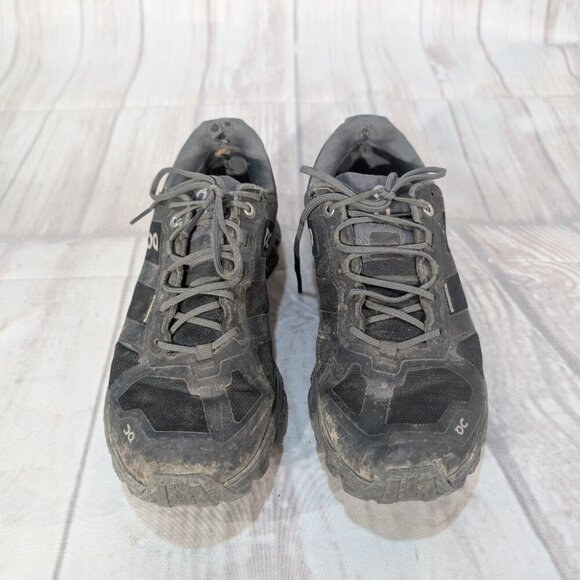 On Running Cloudventure Women's 8 Black Synthetic Waterproof Athletic Sneaker - Picture 1 of 10